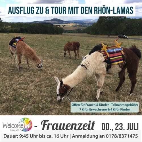 Tour mit RhönLamas